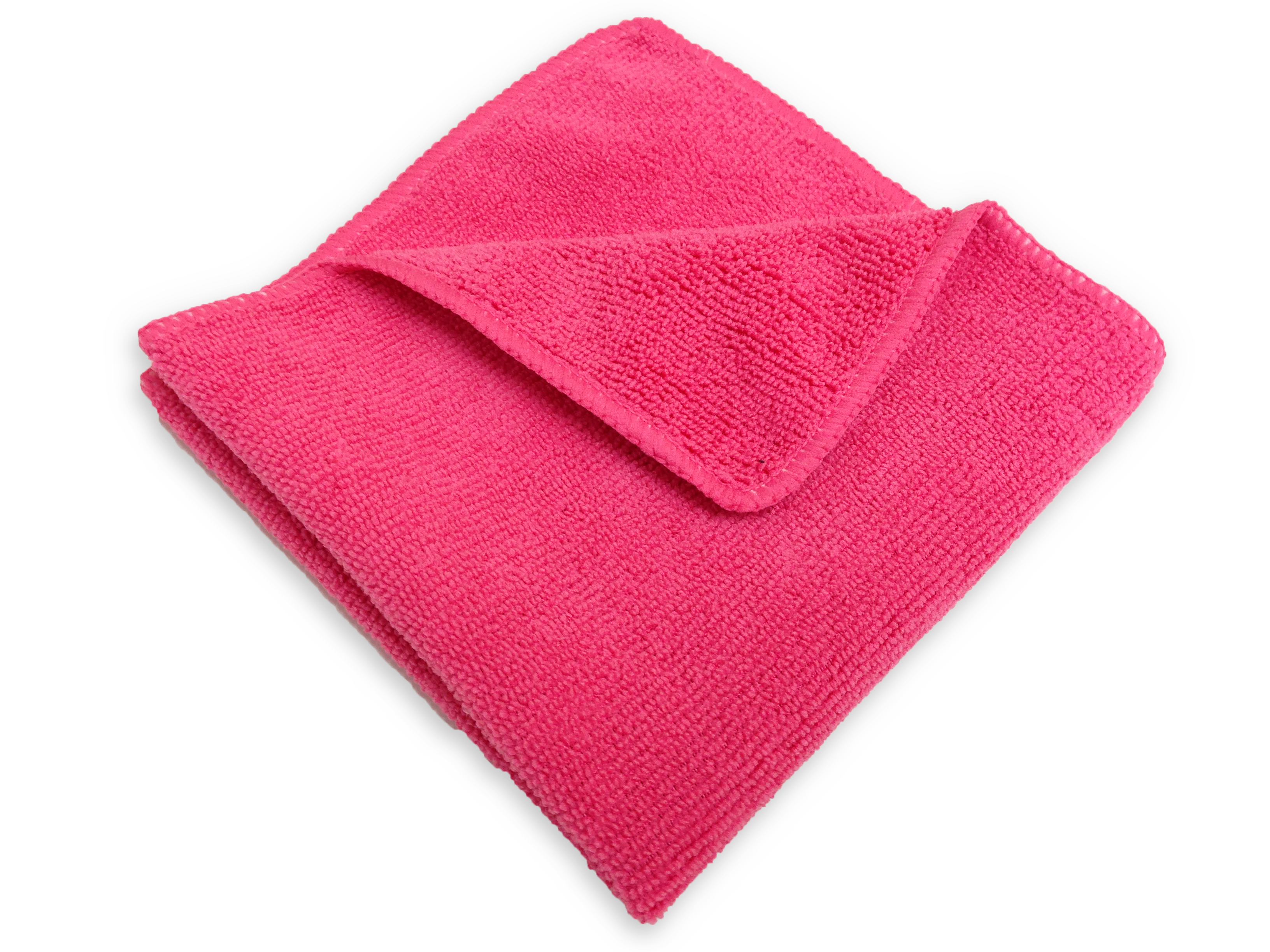 Pink 16x16 Professional Wholesale Microfiber Cleaning Towels